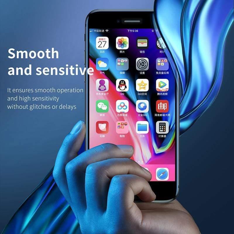 Baseus 0.3mm Thin Protective Glass For iPhone 7 8 6 6s Screen Protector 9H Full Coverage Tempered Glass For iPhone X XS MAX