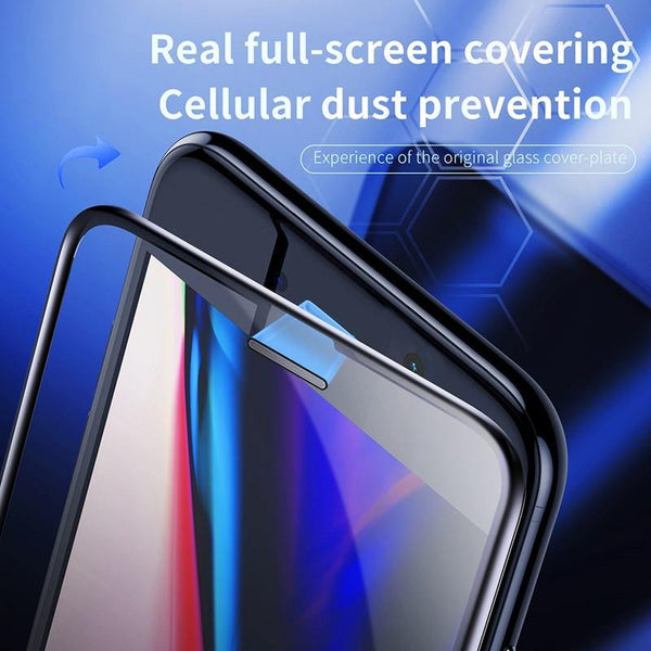 Baseus 0.3mm Thin Protective Glass For iPhone 7 8 6 6s Screen Protector 9H Full Coverage Tempered Glass For iPhone X XS MAX