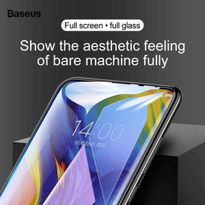 Baseus 0.3mm Thin Protective Glass For Xiaomi Mix 3 Screen Protector 9H Scratch Proof Anti Blue Tempered Glass For Xiaomi Mix3