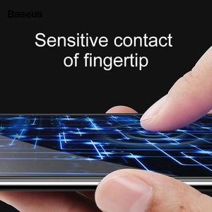 Baseus 0.3mm Thin Protective Glass For Xiaomi Mix 3 Screen Protector 9H Scratch Proof Anti Blue Tempered Glass For Xiaomi Mix3