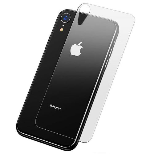 Planet Gates Baseus 0.3mm Transparent Back Screen Protector For iPhone XR Tempered Glass Protective Back Film For iPhoneXr Back Cover Glass