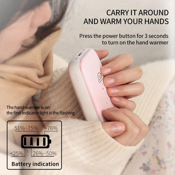 Planet Gates Baseus 10000mAh Mini Handwarmer Power Bank For iPhone Samsung Huawei Xiaomi USB Powerbank Portable External Battery Charger Bank