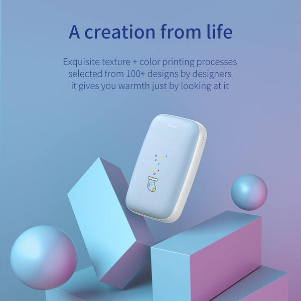Planet Gates Baseus 10000mAh Mini Handwarmer Power Bank For iPhone Samsung Huawei Xiaomi USB Powerbank Portable External Battery Charger Bank