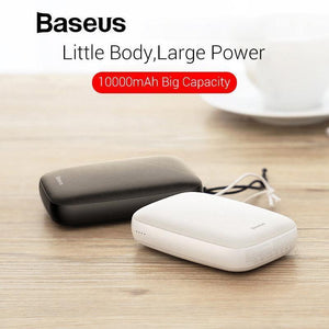Planet Gates Baseus 10000mAh Mini Power Bank For iPhone Samsung Huawei Xiaomi Powerbank Portable USB Charging Power Bank External Battery
