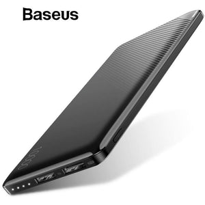 Planet Gates Baseus 10000mAh Power Bank For iPhone Mobile Phone External Battery Pack Mini Portable Power Bank Dual USB Charger Powerbank
