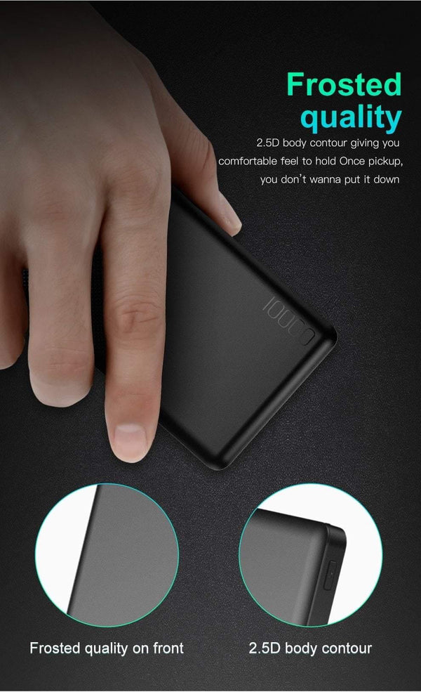 Planet Gates Baseus 10000mAh Power Bank For iPhone Mobile Phone External Battery Pack Mini Portable Power Bank Dual USB Charger Powerbank