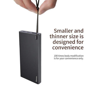 Planet Gates Baseus 10000mAh Power Bank For iPhone Xs Max Samsung Xiaomi Huawei Powerbank Mini Portable USB Charger External Battery Pack