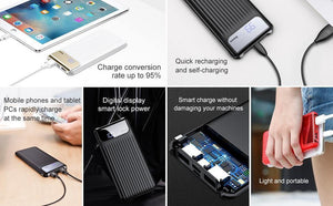 Planet Gates Baseus 10000mAh QC3.0 Quick Charge Power Bank For iPhone Samsung S9 S9 Plus Note 9 Xiaomi PowerBank USB Fast Charging Power Bank
