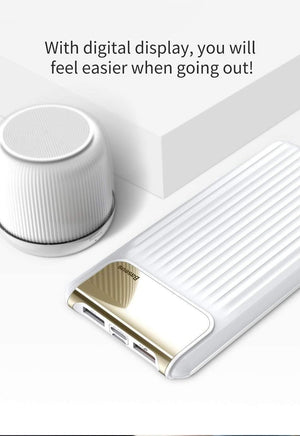 Planet Gates Baseus 10000mAh QC3.0 Quick Charge Power Bank For iPhone Samsung S9 S9 Plus Note 9 Xiaomi PowerBank USB Fast Charging Power Bank