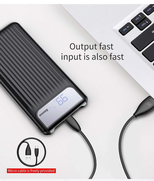 Planet Gates Baseus 10000mAh QC3.0 Quick Charge Power Bank For iPhone Samsung S9 S9 Plus Note 9 Xiaomi PowerBank USB Fast Charging Power Bank