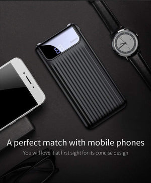 Planet Gates Baseus 10000mAh QC3.0 Quick Charge Power Bank For iPhone Samsung S9 S9 Plus Note 9 Xiaomi PowerBank USB Fast Charging Power Bank