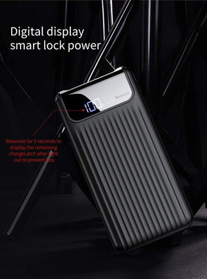 Planet Gates Baseus 10000mAh QC3.0 Quick Charge Power Bank For iPhone Samsung S9 S9 Plus Note 9 Xiaomi PowerBank USB Fast Charging Power Bank