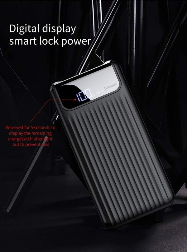 Planet Gates Baseus 10000mAh QC3.0 Quick Charge Power Bank For iPhone Samsung S9 S9 Plus Note 9 Xiaomi PowerBank USB Fast Charging Power Bank