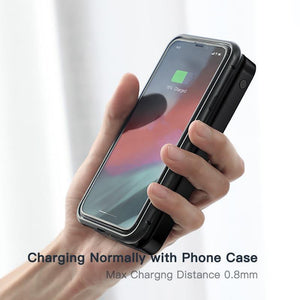 Planet Gates Baseus 10000mAh Wireless Charger Power Bank For iPhone Samsung Huawei Xiaomi Powerbank Dual USB Charging External Battery Pack