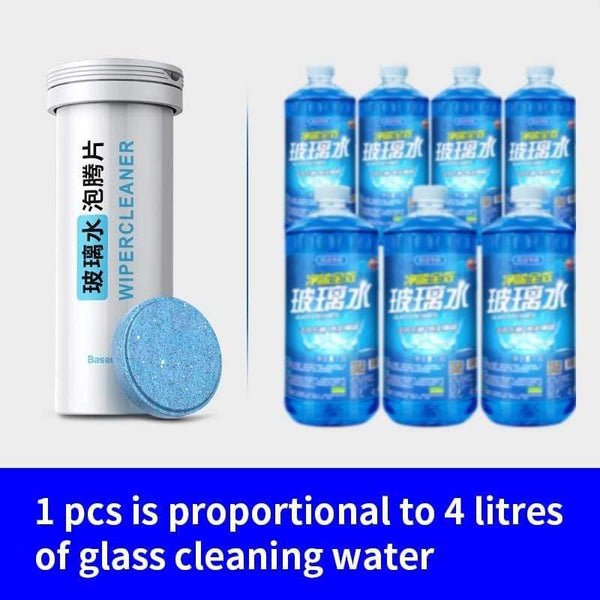 Baseus 12PCS Car Windshield Glass Solid Cleaner Solid Wiper Washer Auto Window Cleaning Fine Seminoma Wiper Car Accessories
