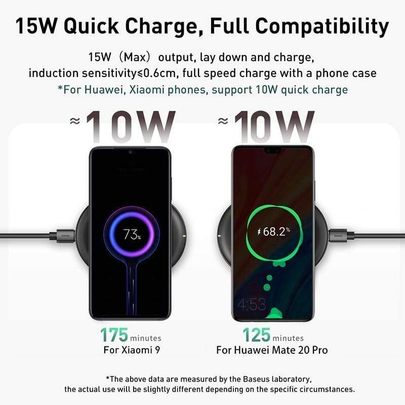 Baseus 15W Qi Wireless Charger for iPhone 11 Pro X XS MAX XR 8 Plus Fast Charging for Airpods Pro Samsung S9 S10 S20 P20 P30 Pro