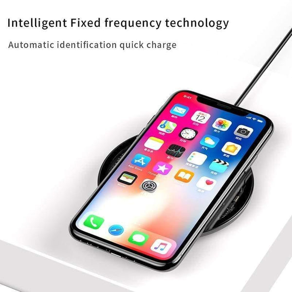 Baseus 15W Qi Wireless Charger for iPhone X/XS Max XR 8 Plus Visible Element Wireless Charging pad for Samsung S9 S10+ Note 9 10