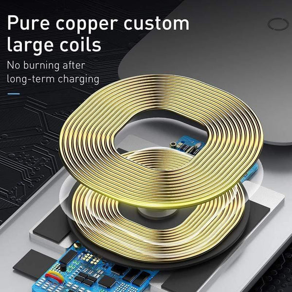 Baseus 15W Qi Wireless Charger Stand for iPhone 11 Pro X XS Samsung S10 S9 S8 Fast Wireless Charging Station with Holder