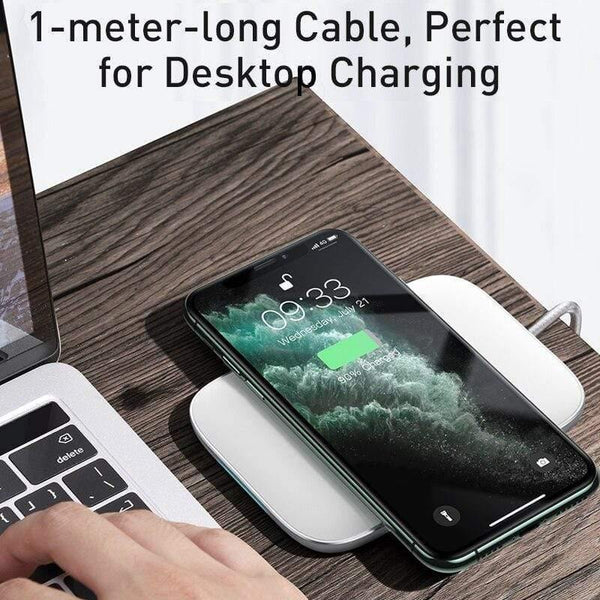 Baseus 15W Qi Wireless Charger Stand for iPhone 11 Pro X XS Samsung S10 S9 S8 Fast Wireless Charging Station with Holder