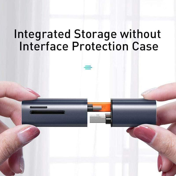 Baseus 2 in 1 Card Reader USB 3.0 Type C to TF Micro SD Card Reader for MacBook Pro Huawei P30 Pro Smart OTG Memory Card Reader