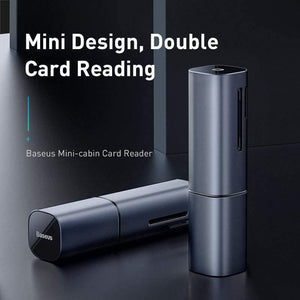 Baseus 2 in 1 Card Reader USB 3.0 Type C to TF Micro SD Card Reader for MacBook Pro Huawei P30 Pro Smart OTG Memory Card Reader