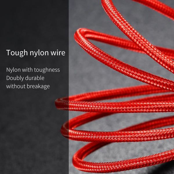 Planet Gates Baseus 2 in 1 USB Cable, Charging Cable For iPhone X USB Charger Cable For Xiaomi Redmi 4X Note 4X Mobile Phone Micro USB Cable