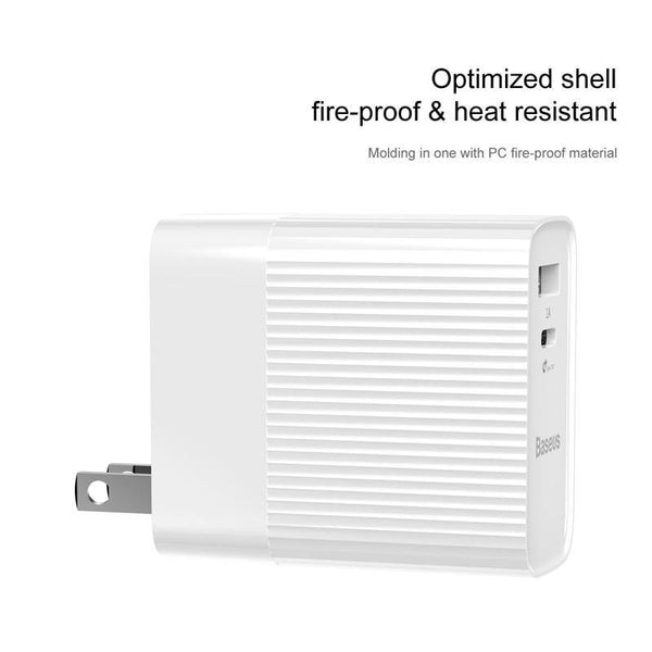 Planet Gates Baseus 29W Type C PD 3.0 USB Charger For iPhone Xs Max Xr Xs X 8 USB C PD Fast Charging Mobile Phone Charger For iPad Pro Huawei