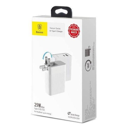 Planet Gates Baseus 29W Type C PD 3.0 USB Charger For iPhone Xs Max Xr Xs X 8 USB C PD Fast Charging Mobile Phone Charger For iPad Pro Huawei