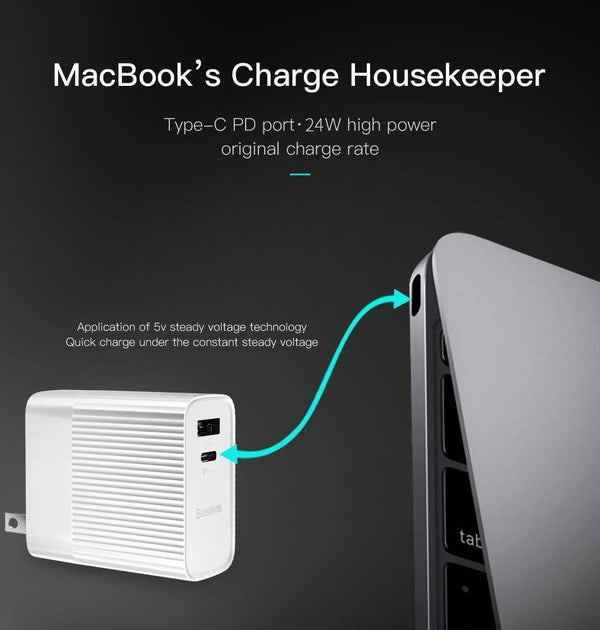Planet Gates Baseus 29W Type C PD 3.0 USB Charger For iPhone Xs Max Xr Xs X 8 USB C PD Fast Charging Mobile Phone Charger For iPad Pro Huawei