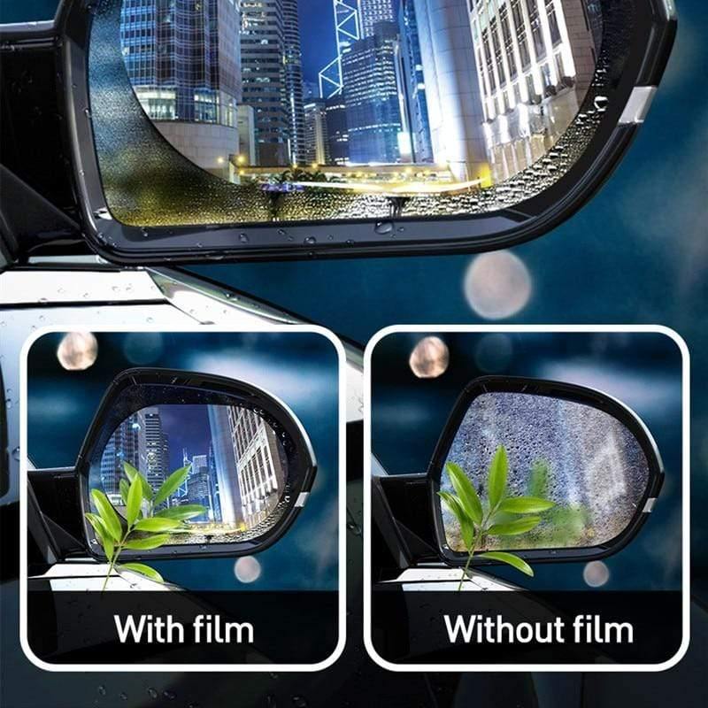 Baseus 2Pcs 0.15mm Car Rearview Mirror Protective Films Anti Fog Window Foils Waterproof Rainproof Protective Car Sticker