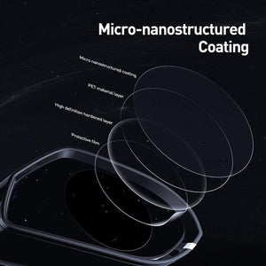 Baseus 2Pcs 0.15mm Car Rearview Mirror Protective Films Anti Fog Window Foils Waterproof Rainproof Protective Car Sticker