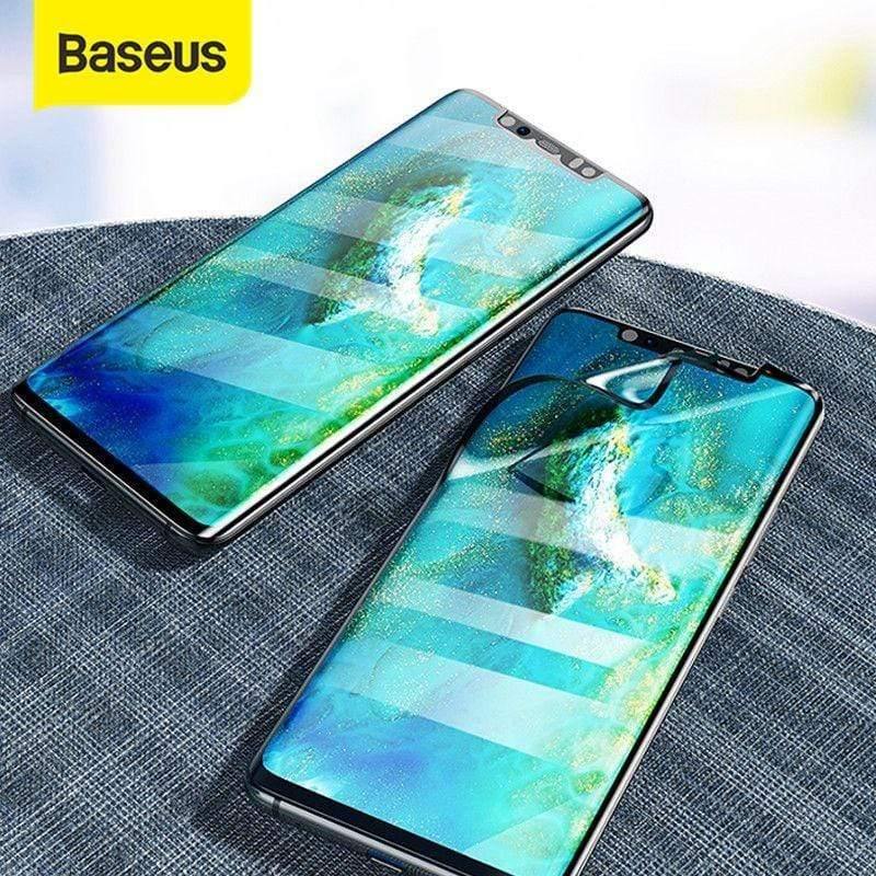 Baseus 2pcs 0.15mm Ultra Thin Screen Protector For Huawei Mate 20 Pro Soft Film Full Coverage Explosion Proof Protective Film (2 pcs Soft Film For Mate 20 Pro)