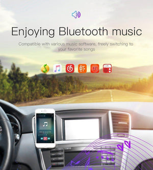Planet Gates Baseus 3.4A Dual USB Car Charger For iPhone Bluetooth FM Transmitter Car Kit MP3 Player FM Modulator Fast Mobile Phone Charger