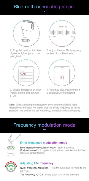 Planet Gates Baseus 3.4A Dual USB Car Charger For iPhone Bluetooth FM Transmitter Car Kit MP3 Player FM Modulator Fast Mobile Phone Charger