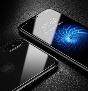 Planet Gates Baseus 3D Full Screen Protective Glass For iPhone X Screen Protector Front Film + Back Cover Glass For iPhone X Tempered Glass