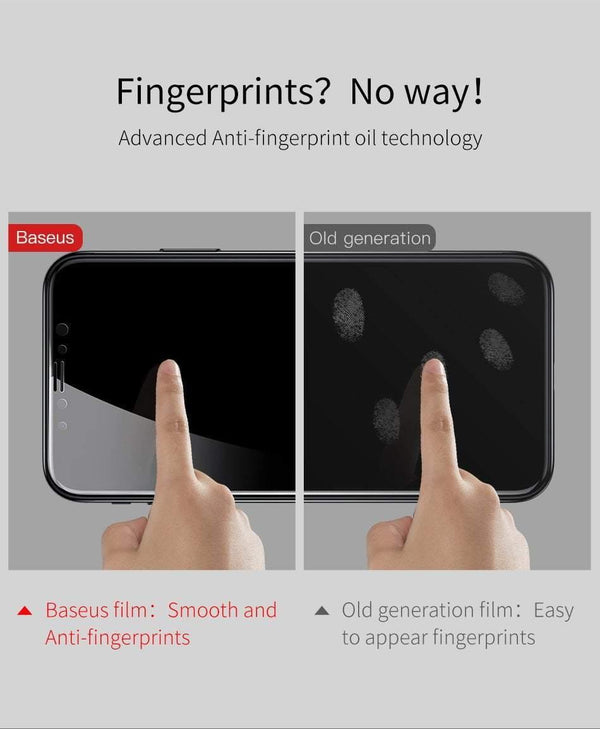 Planet Gates Baseus 3D Full Screen Protective Glass For iPhone X Screen Protector Front Film + Back Cover Glass For iPhone X Tempered Glass