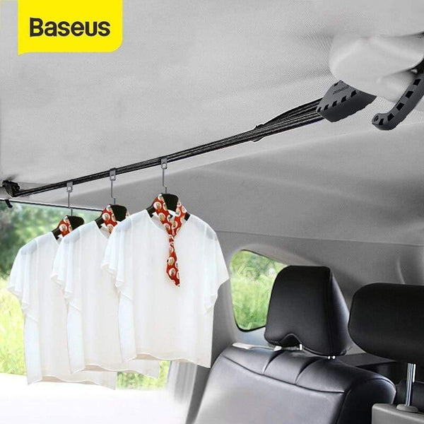 Baseus 3M Strong Elastic Rope Bungee Shock Cord Strap Stretch String Clothes Line with Hooks for Car Travel Outdoor Project Tent