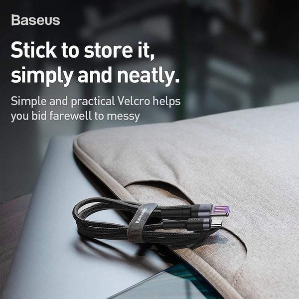 Baseus 40W Supecharge USB Type C Cable for Huawei P30 Mate 20 30 Pro 5A Fast Charging Quick Charge 3.0 Type USB-C Data Cable