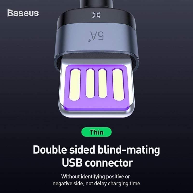 Baseus 40W Supecharge USB Type C Cable for Huawei P30 Mate 20 30 Pro 5A Fast Charging Quick Charge 3.0 Type USB-C Data Cable