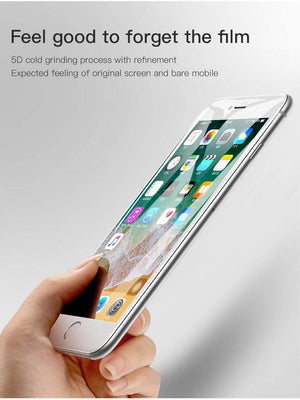 Planet Gates Baseus 5D Screen Protector For iPhone 7 8 Tempered Glass Full Screen Anti Blue Light Front Glass For iPhone 7 Plus 8 Plus Glass