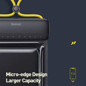 Baseus 7.2 inches Waterproof Phone Case Bag Swimming Bag Universal Mobile Phone Pouch Phone Case Cover For Drift Diving Surfing