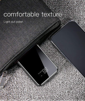 Planet Gates Baseus 8000mAh QI Wireless Charger Power Bank For iPhone XS Max Xiaomi LCD Dual USB External Battery Wireless Charging Powerbank