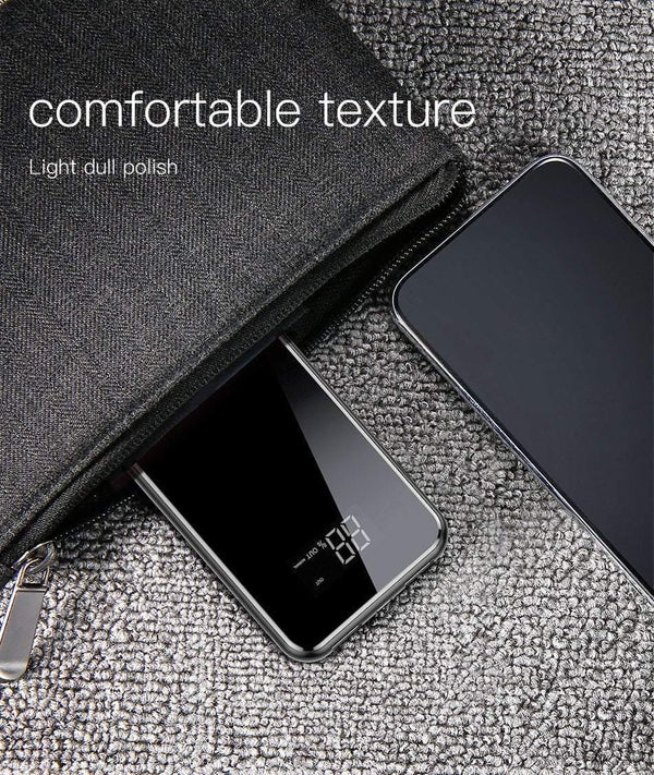 Planet Gates Baseus 8000mAh QI Wireless Charger Power Bank For iPhone XS Max Xiaomi LCD Dual USB External Battery Wireless Charging Powerbank