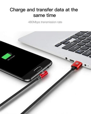 Planet Gates Baseus 90 Degree Micro USB Cable Fast Charging Charger Data Cord Microusb Cable For Samsung Xiaomi Android Mobilie Phone Cables