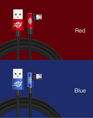 Planet Gates Baseus 90 Degree Micro USB Cable Fast Charging Charger Data Cord Microusb Cable For Samsung Xiaomi Android Mobilie Phone Cables