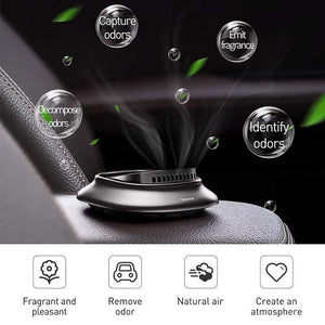Baseus Alloy Car Air Freshener Perfume Fragrance Auto Aroma Diffuser Aromatherapy Solid Air Outlet Dashboard Perfume Holder