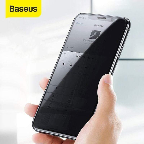 Baseus Anti Glare Protective Glass For iPhone XR Xs Max Screen Protector 0.3mm 3D Full Coverage Tempered Glass For iPhone X Xs