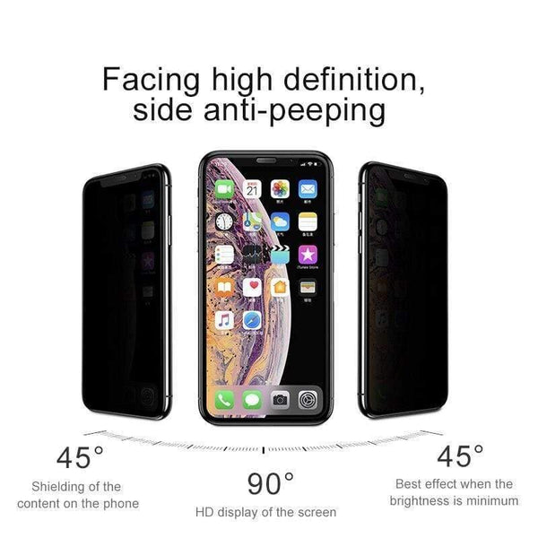 Baseus Anti Glare Protective Glass For iPhone XR Xs Max Screen Protector 0.3mm 3D Full Coverage Tempered Glass For iPhone X Xs
