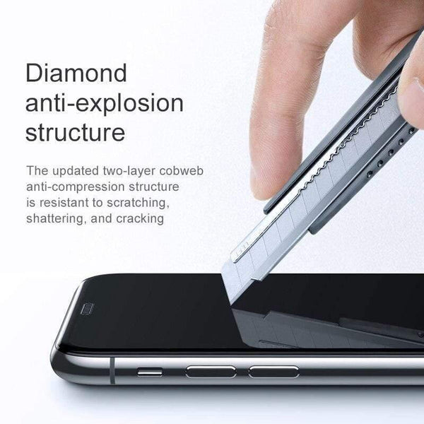 Baseus Anti Glare Protective Glass For iPhone XR Xs Max Screen Protector 0.3mm 3D Full Coverage Tempered Glass For iPhone X Xs