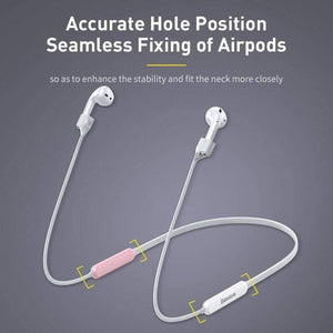 Baseus Anti-lost Neck Strap Wireless Earphone String Rope for Airpods 1/2 Magnetic attraction luminous Anti-loss Lanyard